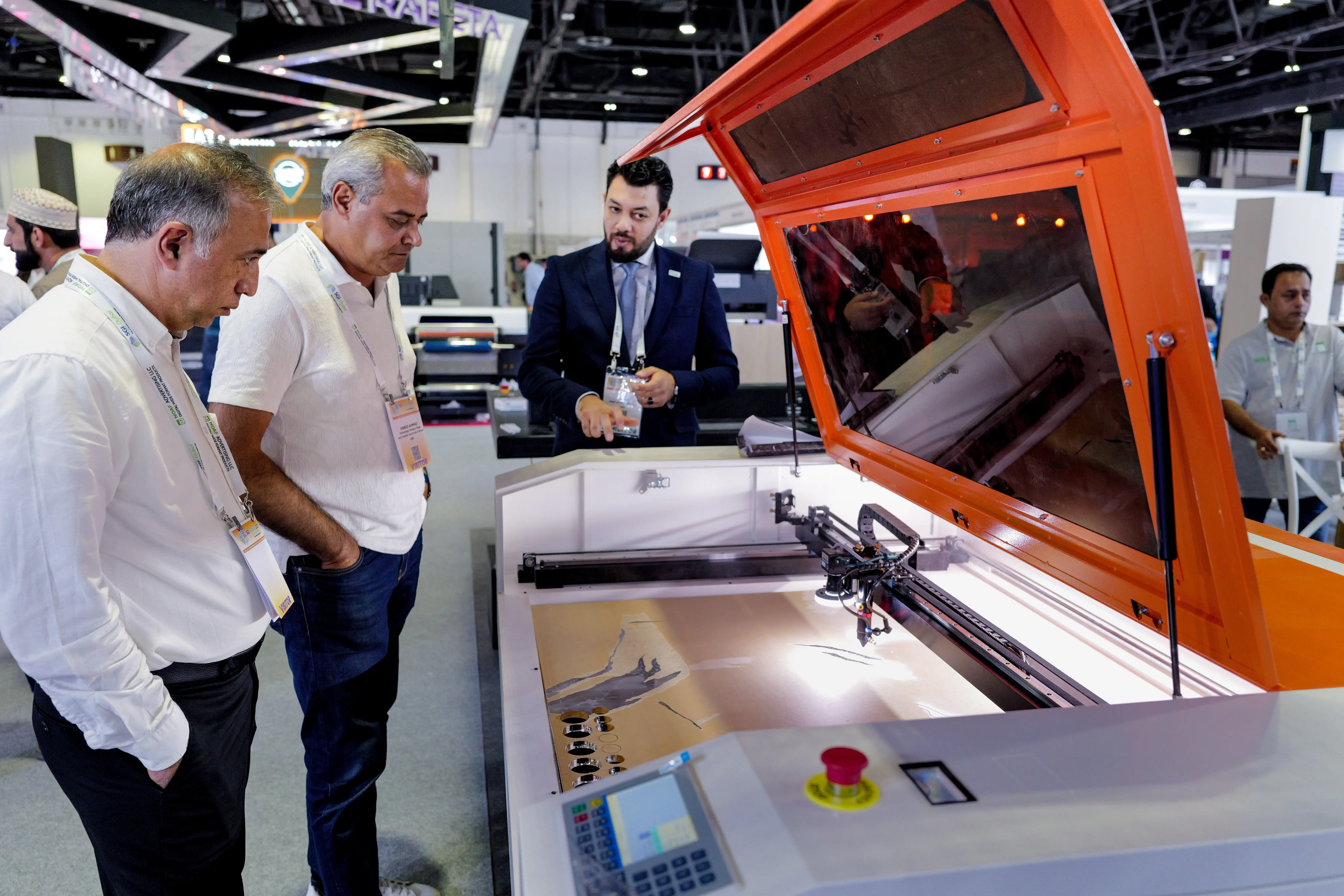 Digital signage displays at SGI